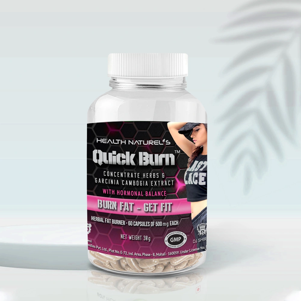 Health & Fitness Brand Health Naturels Unisex Fat Burner Product Packaging and Mockup Photoshoot