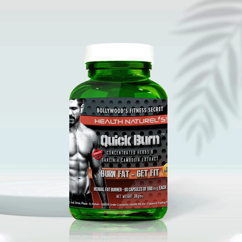 Health & Fitness Brand Health Naturels Fat Burner Product Packaging and Mockup Photoshoot