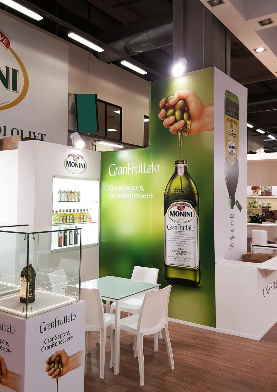 Exhibition Stall Design for Monini Olive Oil By Lifescale