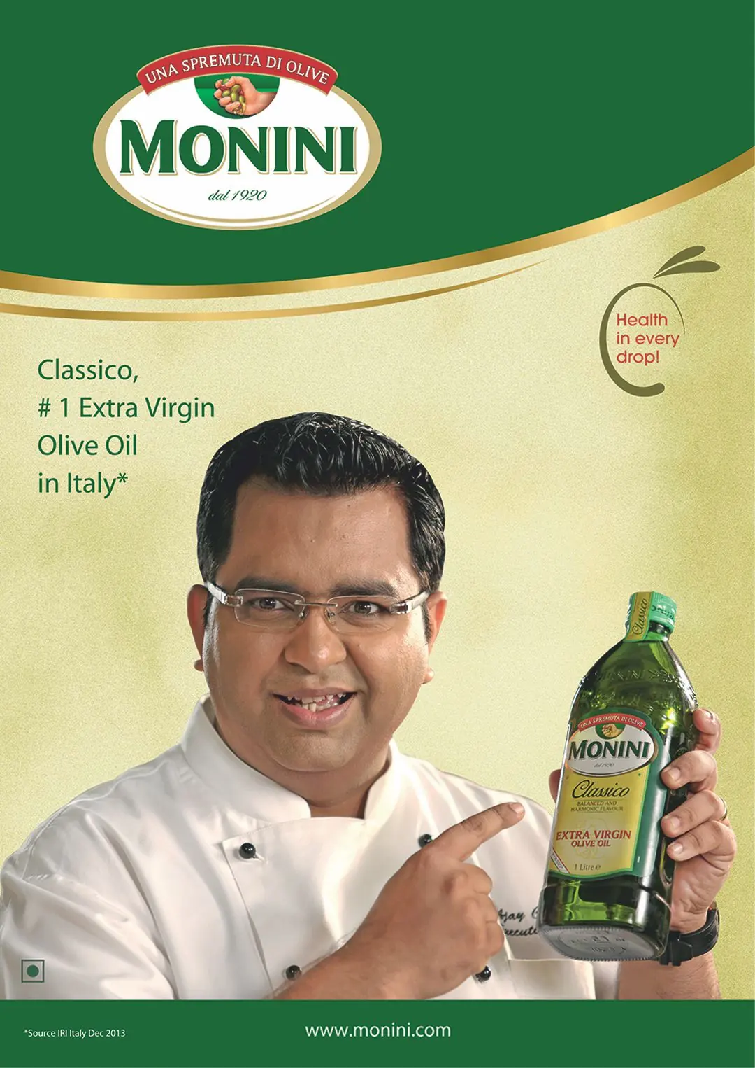 Marketing Collaterals Design for Oil Brand Monini