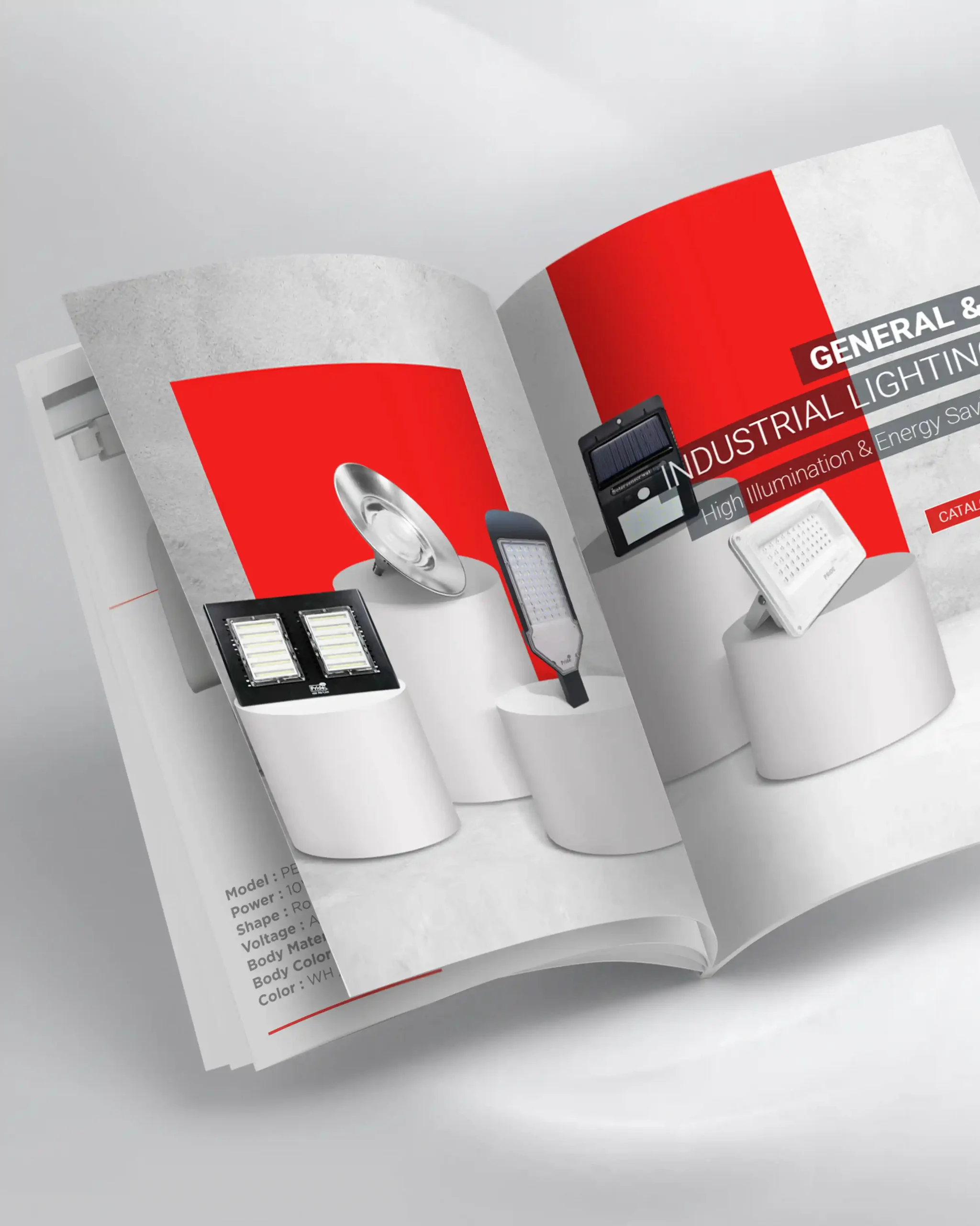 Catalog Deign & Print for LED Lighting Brand
