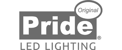 Pride LED lighting Brand identity