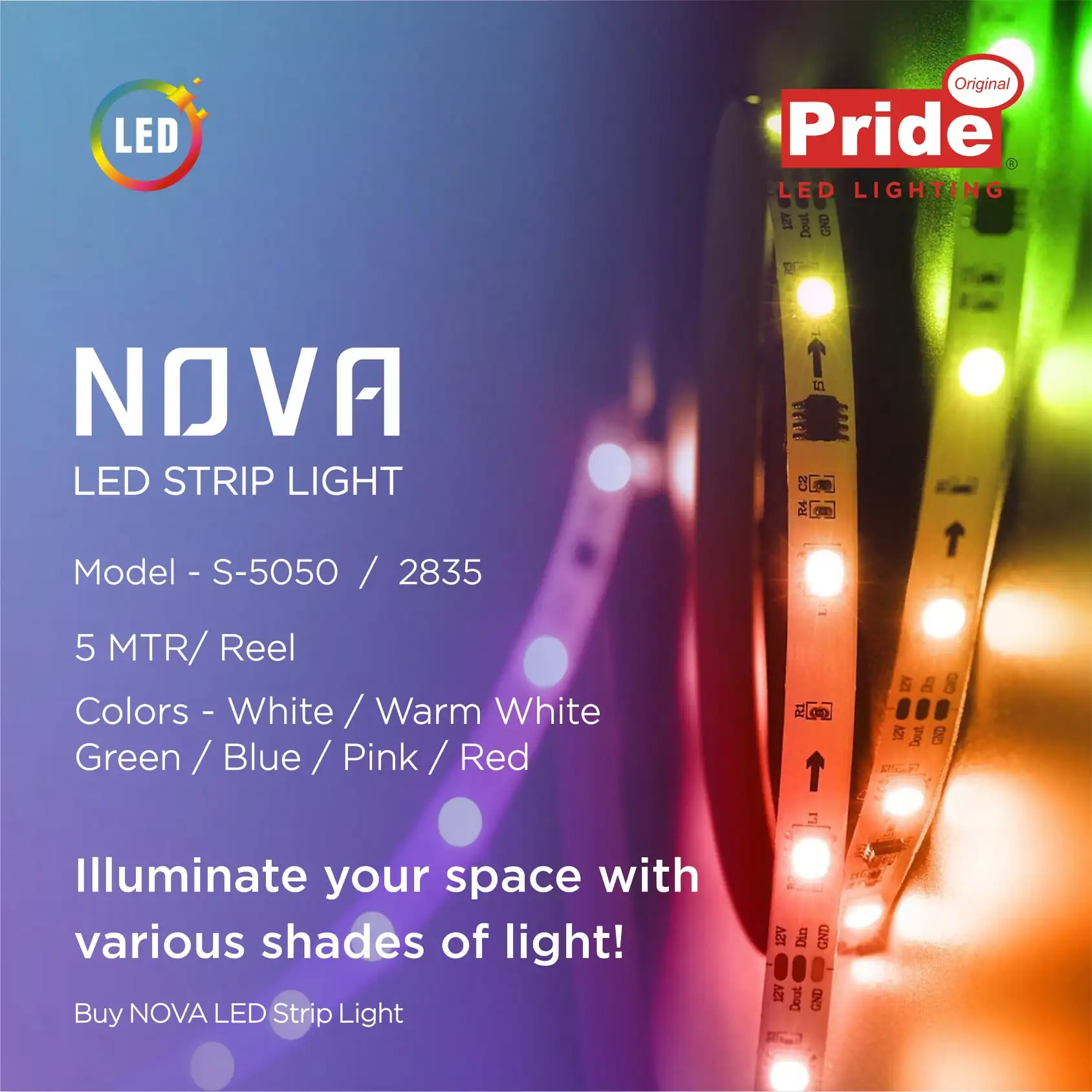 Creative Social Media Content for Lighting Brand