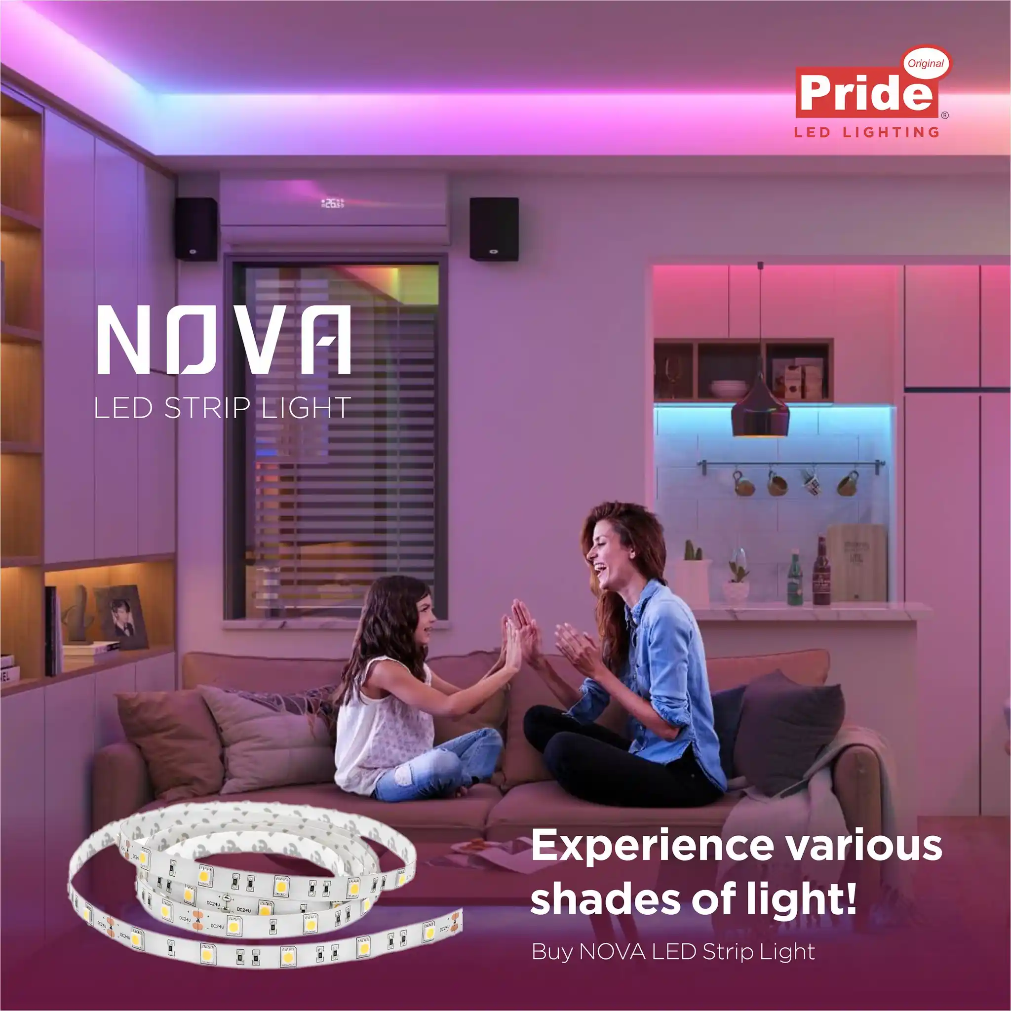 Creative Social Media Marketing Content for Lighting Brand