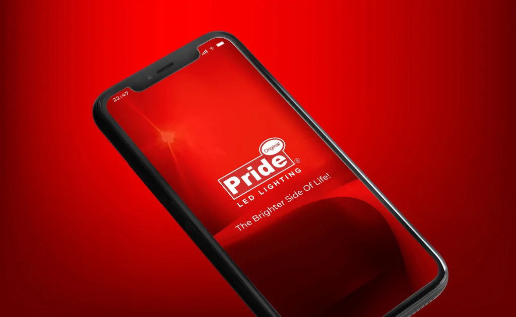 Mobile Application Design-UI & UX for LED Lighting Brand